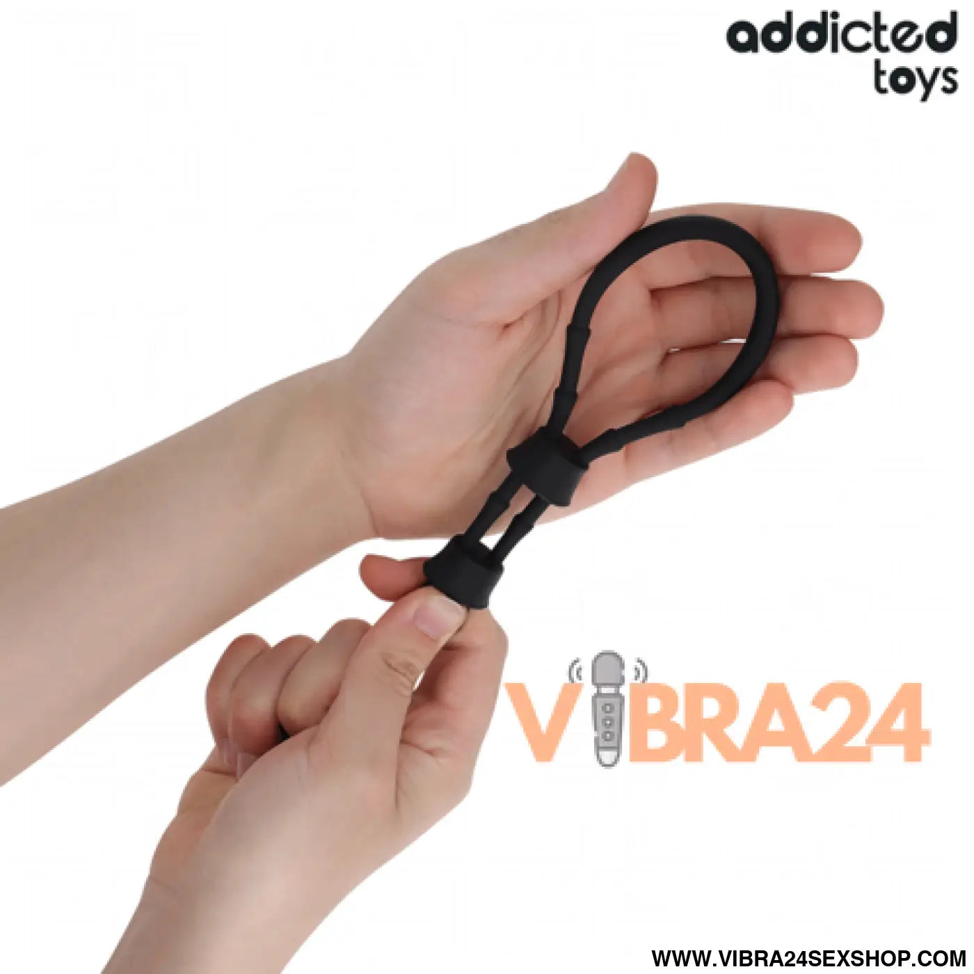 ADDICTED TOYS - Corda de Silicone para Pénis Ajustável para Conforto e Prazer - VIBRA24 SEXSHOP