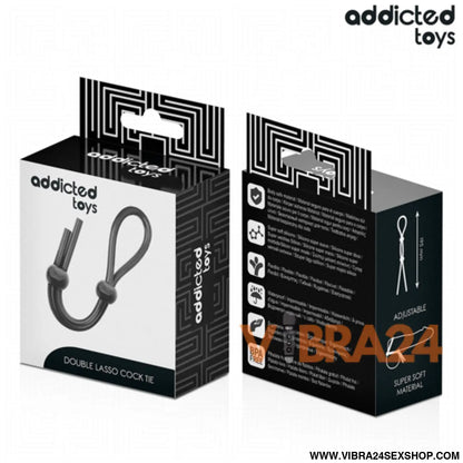 ADDICTED TOYS - Corda de Silicone para Pénis de Alça Dupla - VIBRA24 SEXSHOP