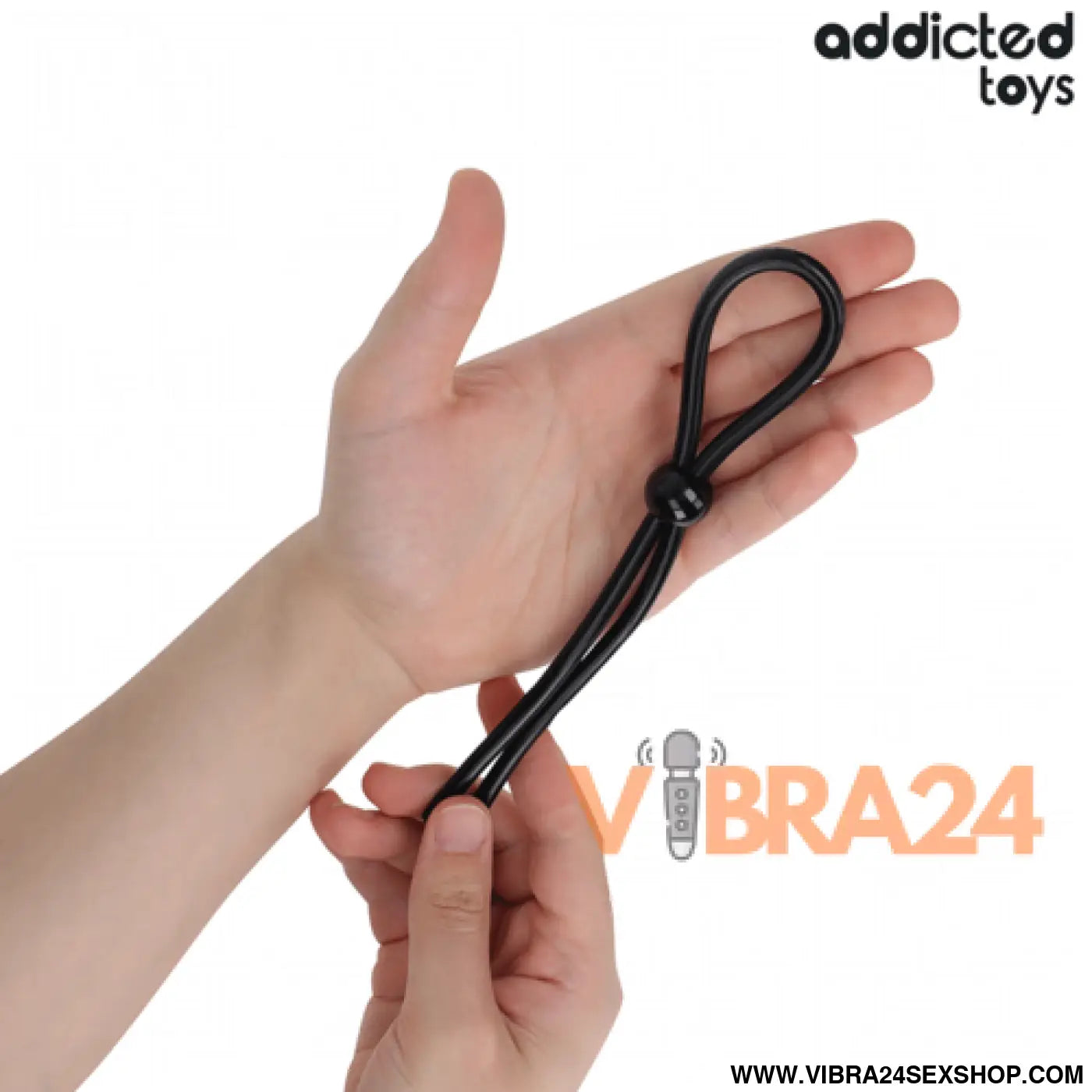 ADDICTED TOYS - Corda de Silicone para Pénis de Alça Única - VIBRA24 SEXSHOP
