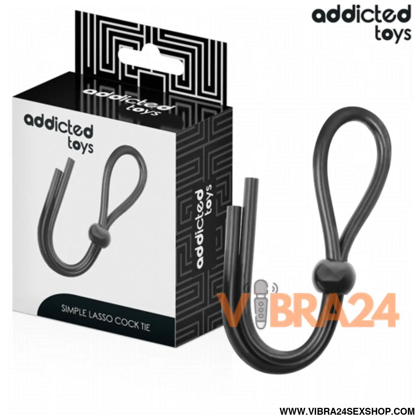 ADDICTED TOYS - Corda de Silicone para Pénis de Alça Única - VIBRA24 SEXSHOP