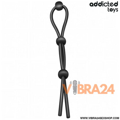 ADDICTED TOYS - Corda de Silicone para Pénis de Triplo Loop para Aumento de Prazer - VIBRA24 SEXSHOP