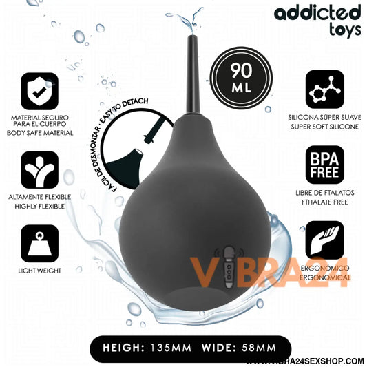 ADDICTED TOYS - LIMPADOR ANAL DE VIAGEM TAMANHO S 90 ML
