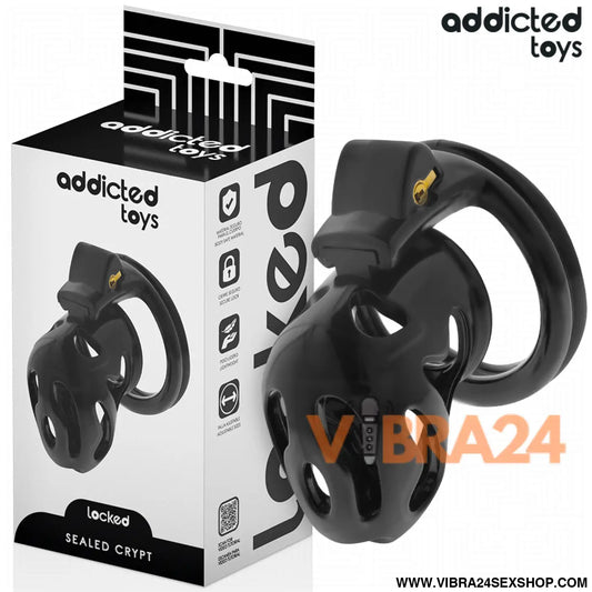 ADDICTED TOYS LOCKED - GAIOLA DE PÊNIS CRYPT SELADA 8 CM