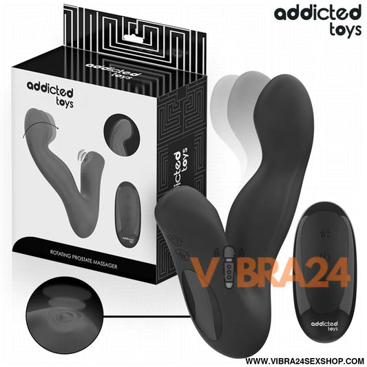 ADDICTED TOYS - MASSAGEADOR DE PRÓSTATA OSCILANTE COM MODO PULSAÇÃO E CONTROLE REMOTO