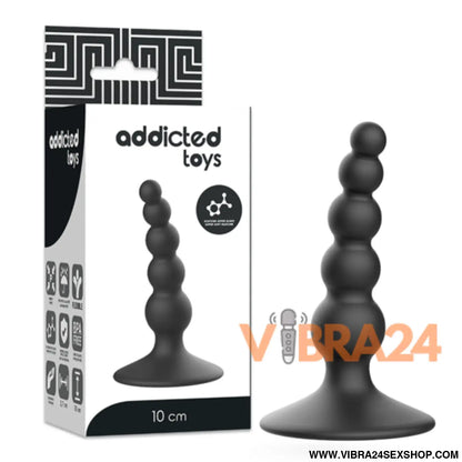 ADDICTED TOYS - Plug Anal 10 cm Preto para Prazer Inigualável