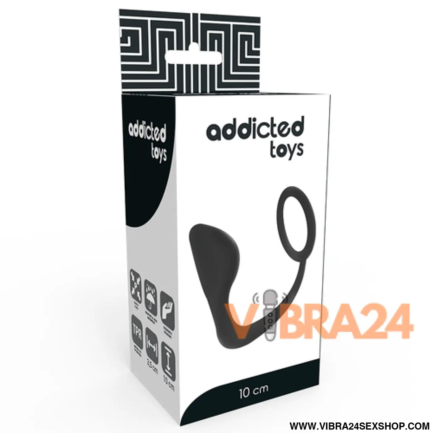 ADDICTED TOYS - Plug Anal com Anel de Pénis para Prazer Inigualável e Conforto Extra - VIBRA24 SEXSHOP