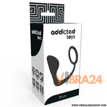 ADDICTED TOYS - Plug Anal com Anel de Pénis para Prazer Inigualável e Conforto Extra - VIBRA24 SEXSHOP