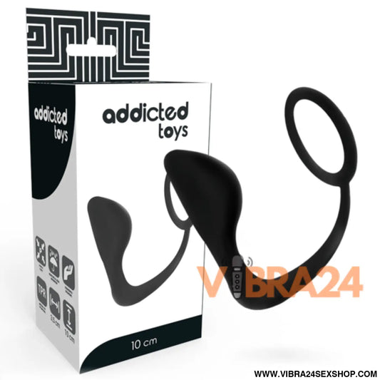 ADDICTED TOYS - Plug Anal com Anel de Pénis para Prazer Inigualável e Conforto Extra