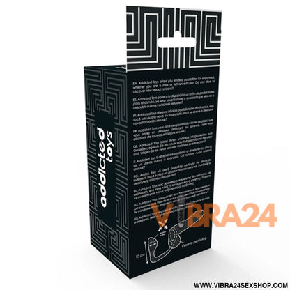 ADDICTED TOYS - Plug Anal com Anel de Pénis para Prazer Inigualável e Conforto Extra - VIBRA24 SEXSHOP