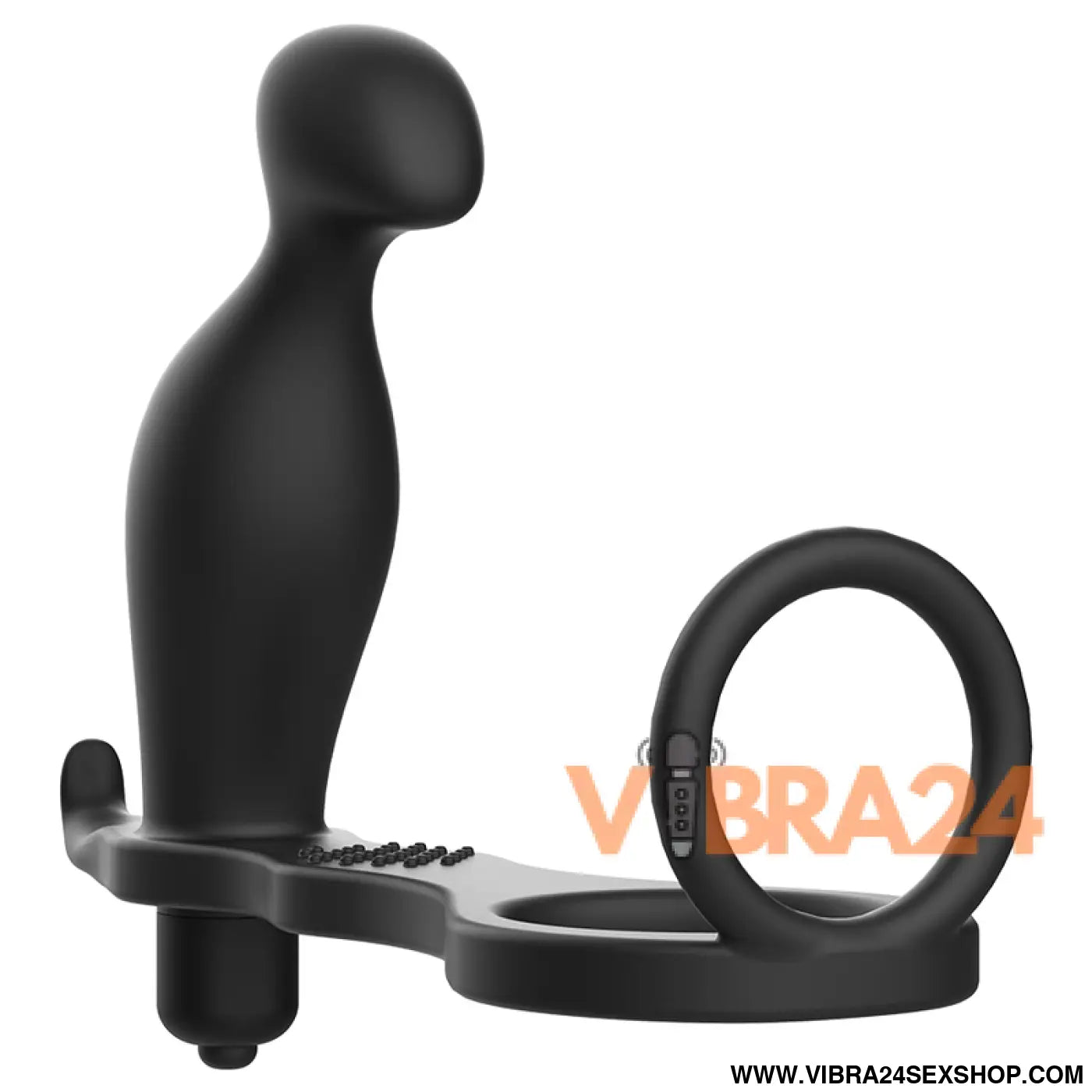 ADDICTED TOYS - PLUG ANAL - COM ANEL DE SILICONE PRETO 12 CM