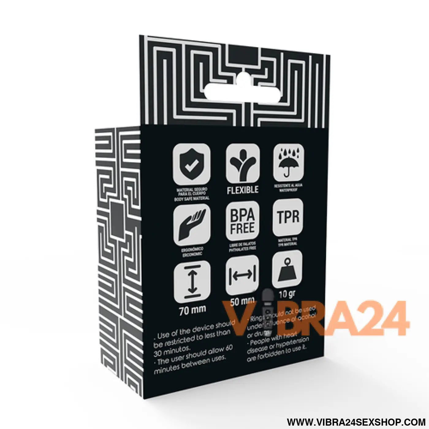 ADDICTED TOYS - POTENZ: Anel Peniano Transparente para Intensificar o Prazer - VIBRA24 SEXSHOP