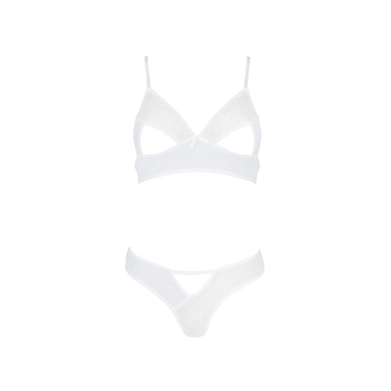 Conjunto Lingerie Adelina 2 Peças Branco - Elegância e Conforto para Todas as Ocasiões