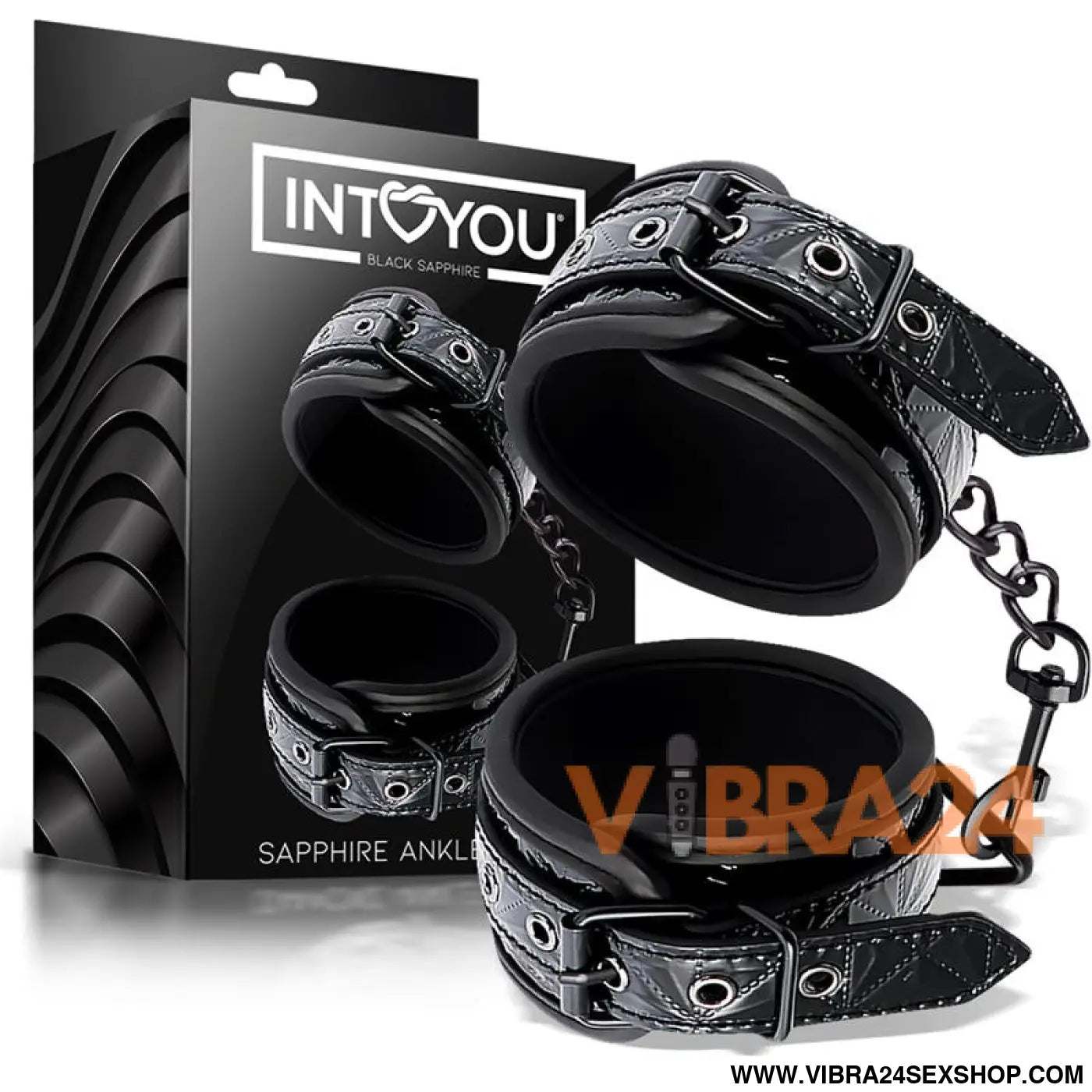 Adjustable Ankle Cuffs Sapphire Vegan Leather