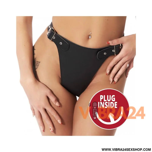 Adjustable Harness with Anal Plug