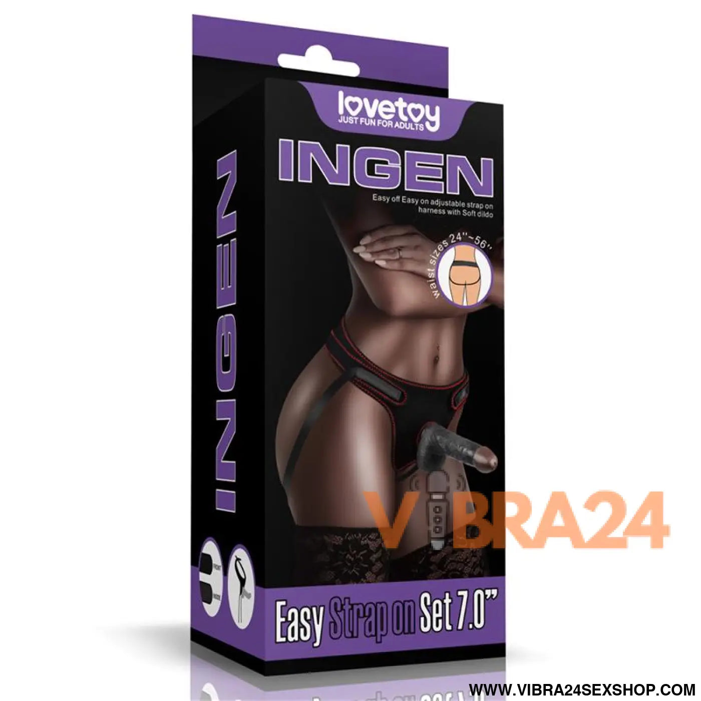 Adjustable Strap On with Dildo 7.0