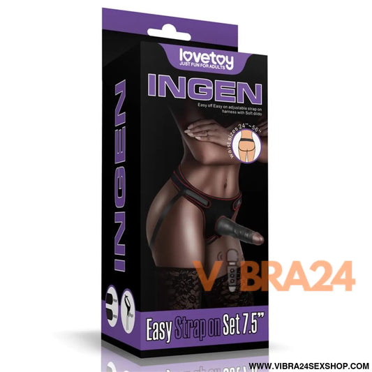 Adjustable Strap On with Dildo 7.5