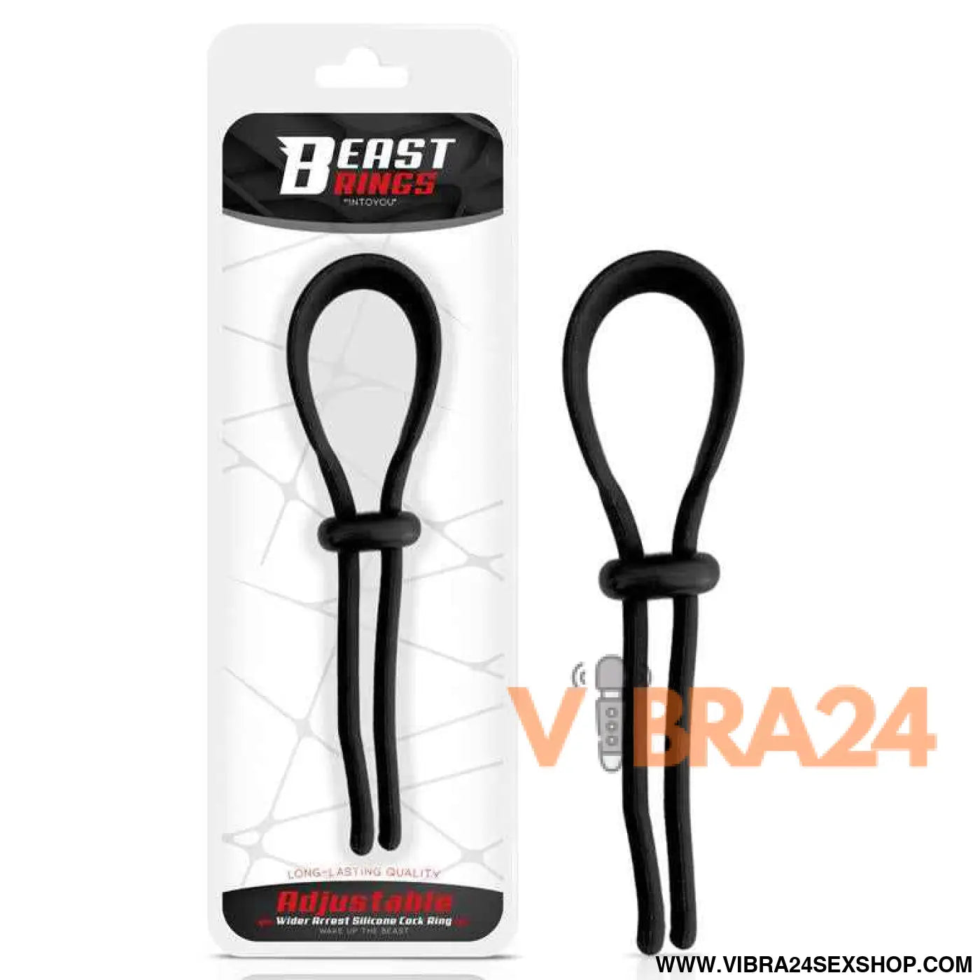 Adjustable Wider Arrest Silicone Cock Ring