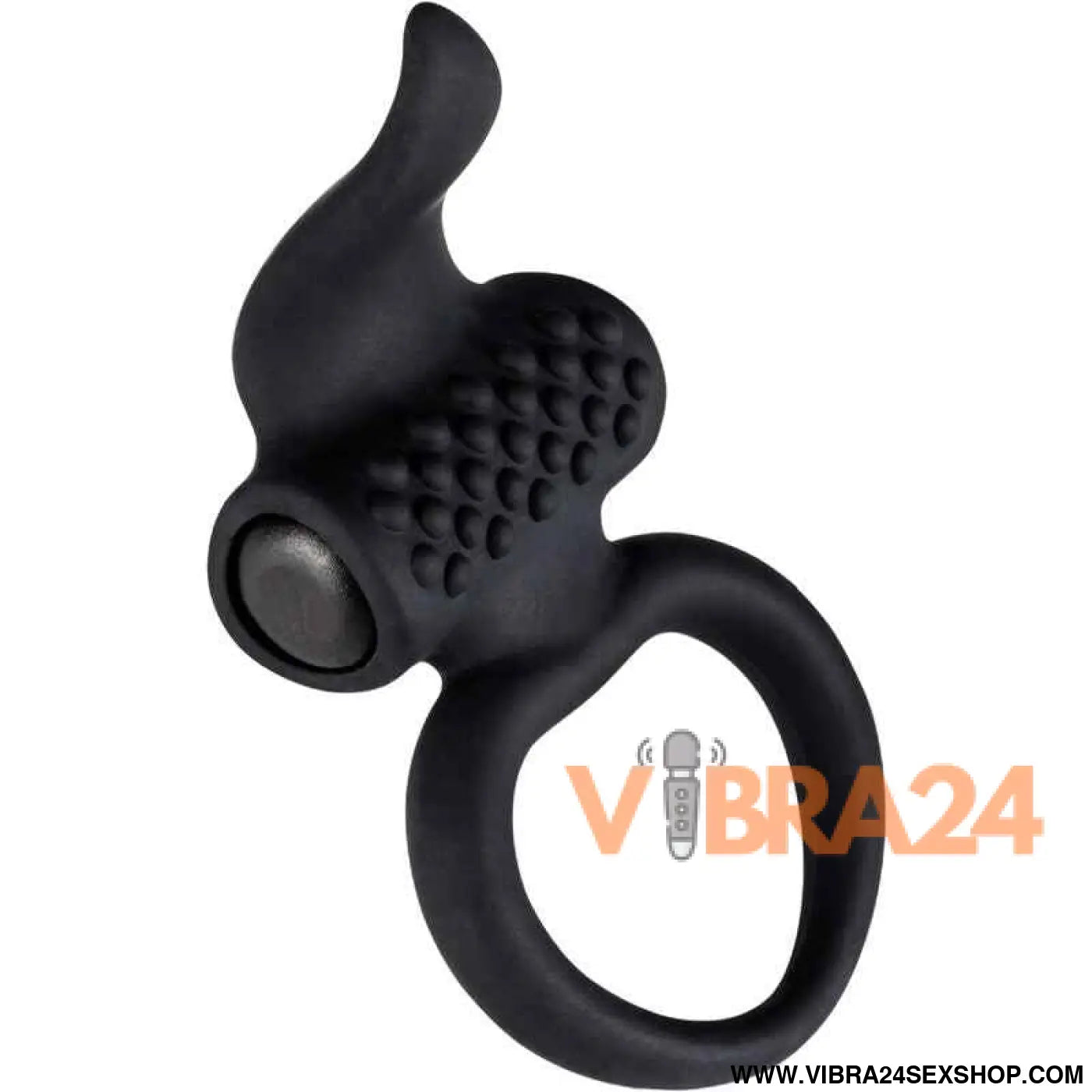 ADRIEN LASTIC - ANEL VIBRADOR LINGUS PRETO - VIBRA24 SEXSHOP