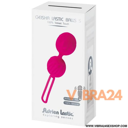 ADRIEN LASTIC - Bolas de Silicone Geisha Tamanho S Fúcsia para Prazer Intenso