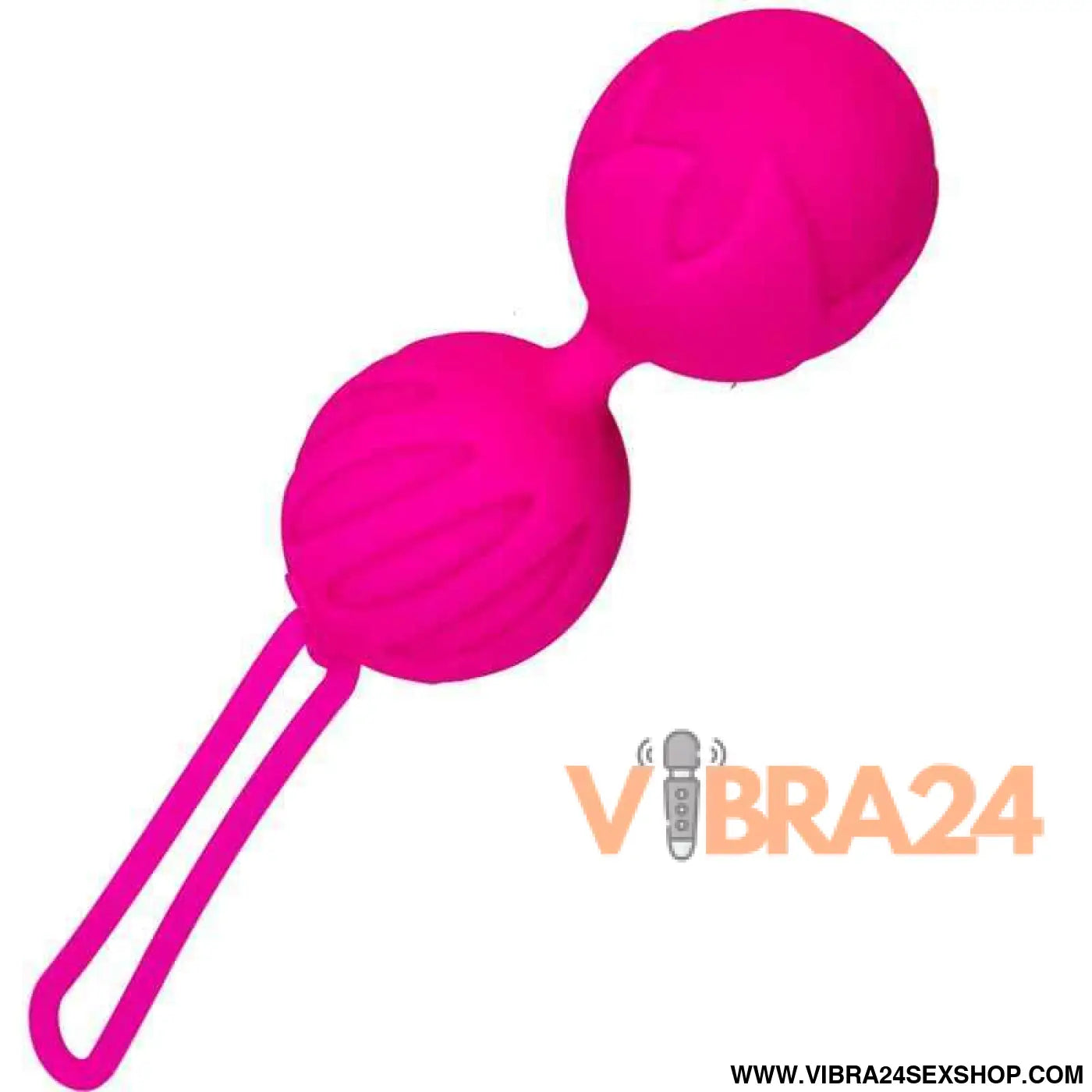 ADRIEN LASTIC - Bolas de Silicone Geisha Tamanho S Fúcsia para Prazer Intenso