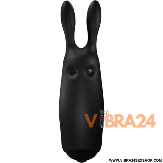 ADRIEN LASTIC - VIBRADOR COELHO PRETO DE BOLSO