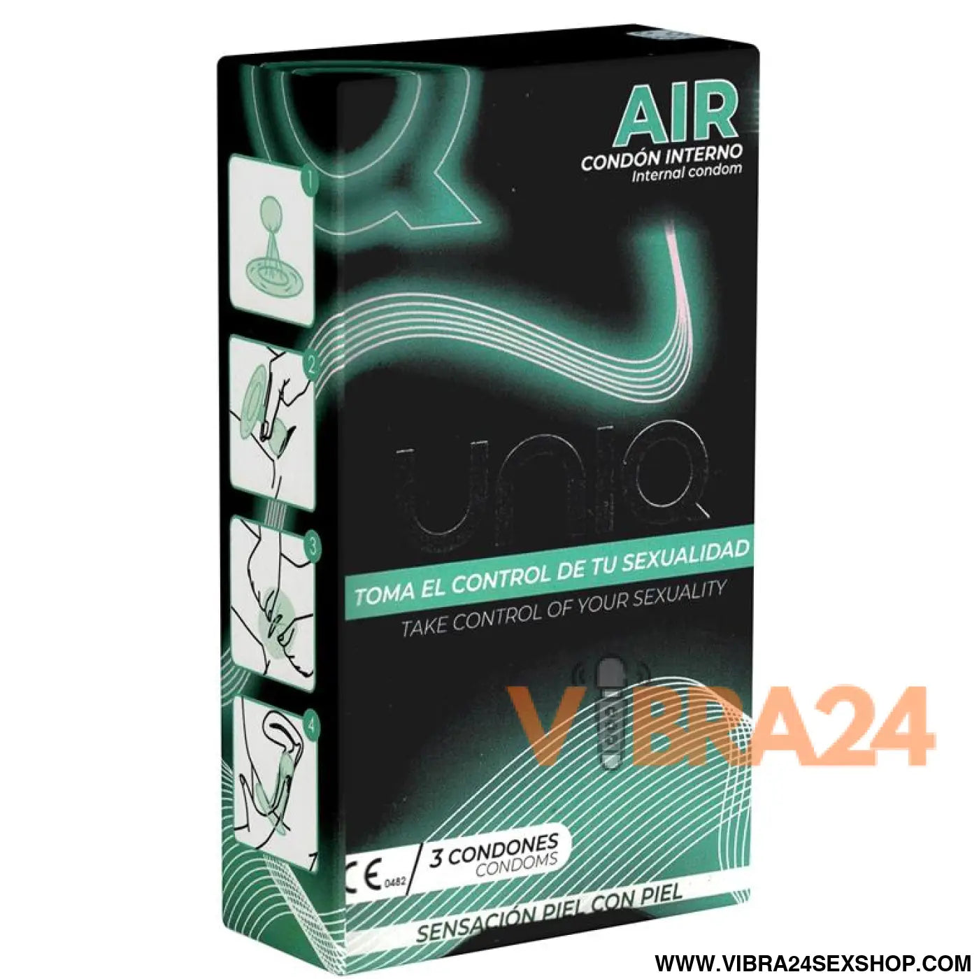Air Female Condoms without Latex 3 pcs