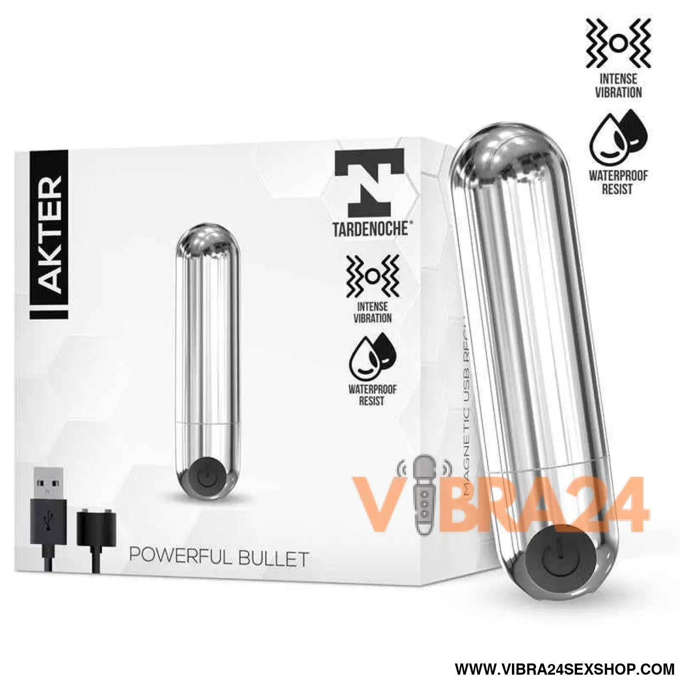 Akter Vibrating Bullet Super Powerfull Magnetic USB