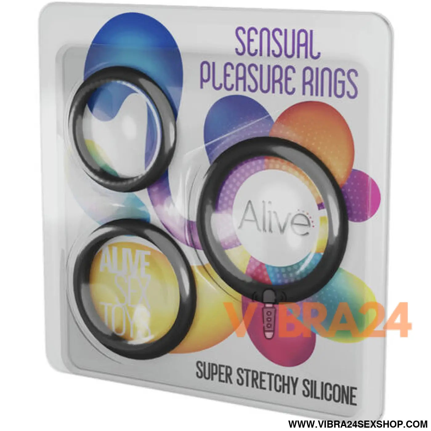 ALIVE - Anel de Prazer Sensual: Kit Três Anéis para Momentos Inesquecíveis - VIBRA24 SEXSHOP