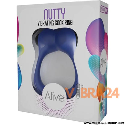 ALIVE - ANEL VIBRANTE NUTTY AZUL: O Melhor Anel Vibratório Azul para Prazer Inigualável - VIBRA24 SEXSHOP