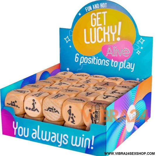 ALIVE - GET LUCKY DICE BOX 6 POSIÕES 50 UNIDADES