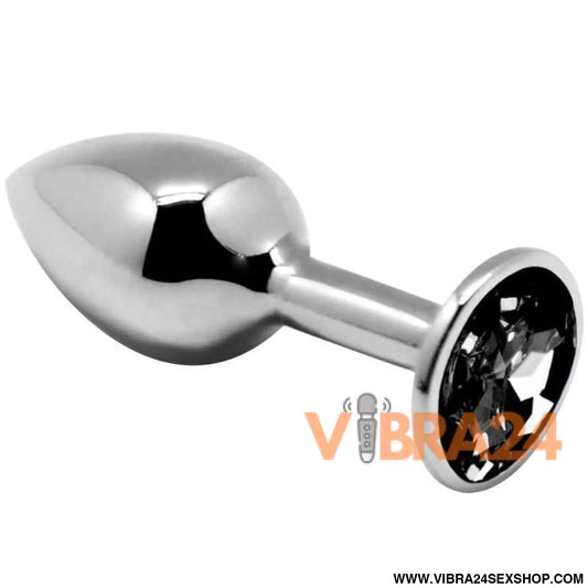 ALIVE - MINI PLUG PRAZER ANAL METAL PRETO TAMANHO S