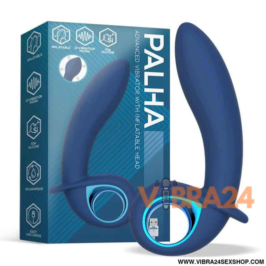 Alpha Advanced Vibe with Inflatable and Vibration Function USB Silicone