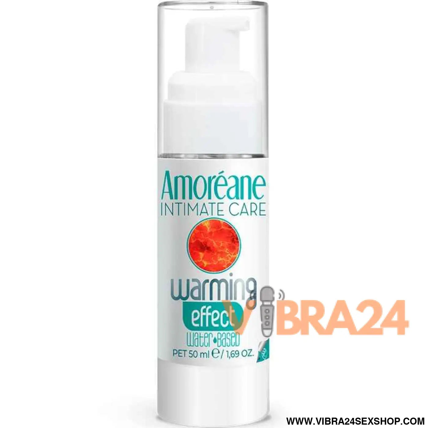 AMOREANE - LUBRIFICANTE À BASE DE ÁGUA COM EFEITO CALOR 50 ML