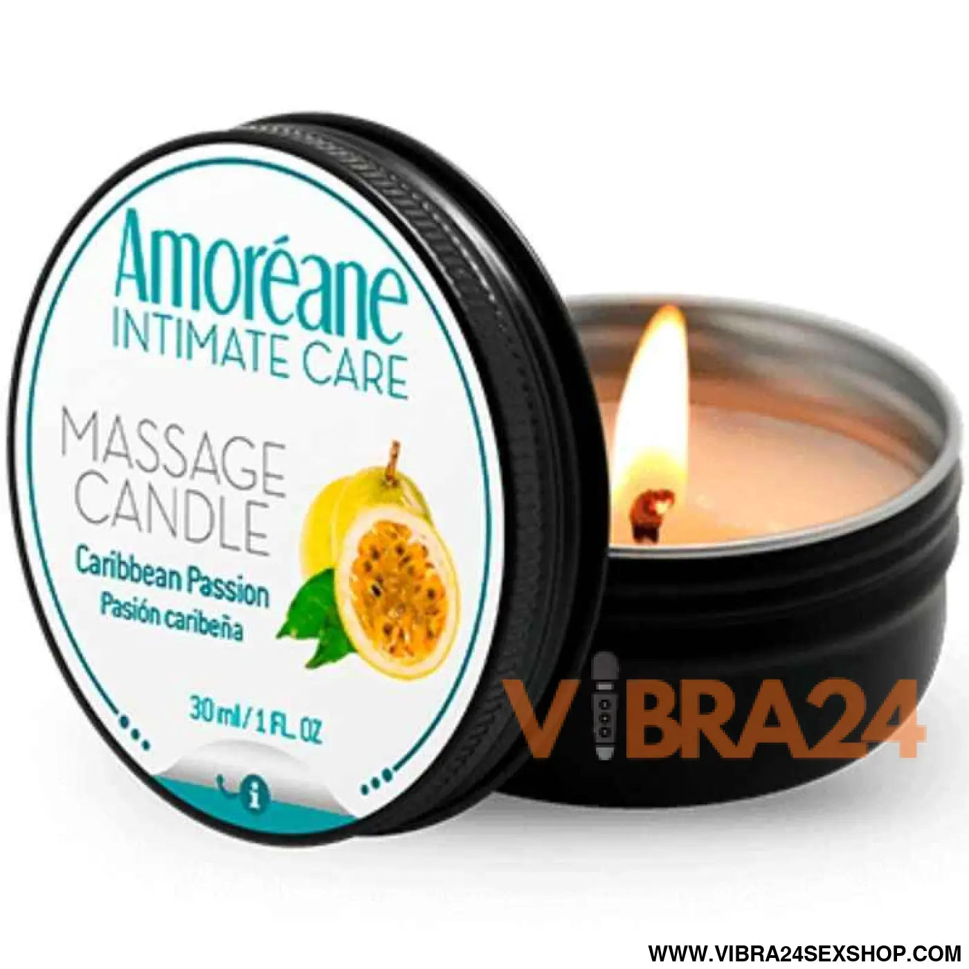 AMOREANE - VELA DE MASSAGEM PAIXÃO CARIBE 30 ML