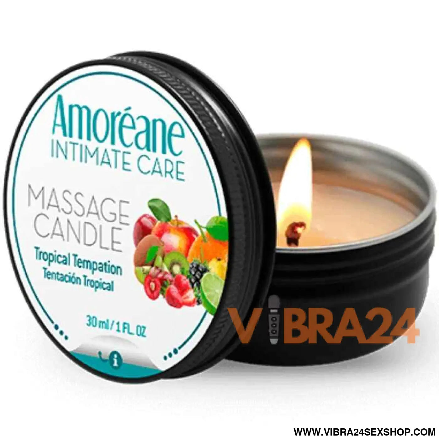 AMOREANE - VELA DE MASSAGEM TENTAÇÃO TROPICAL 30 ML