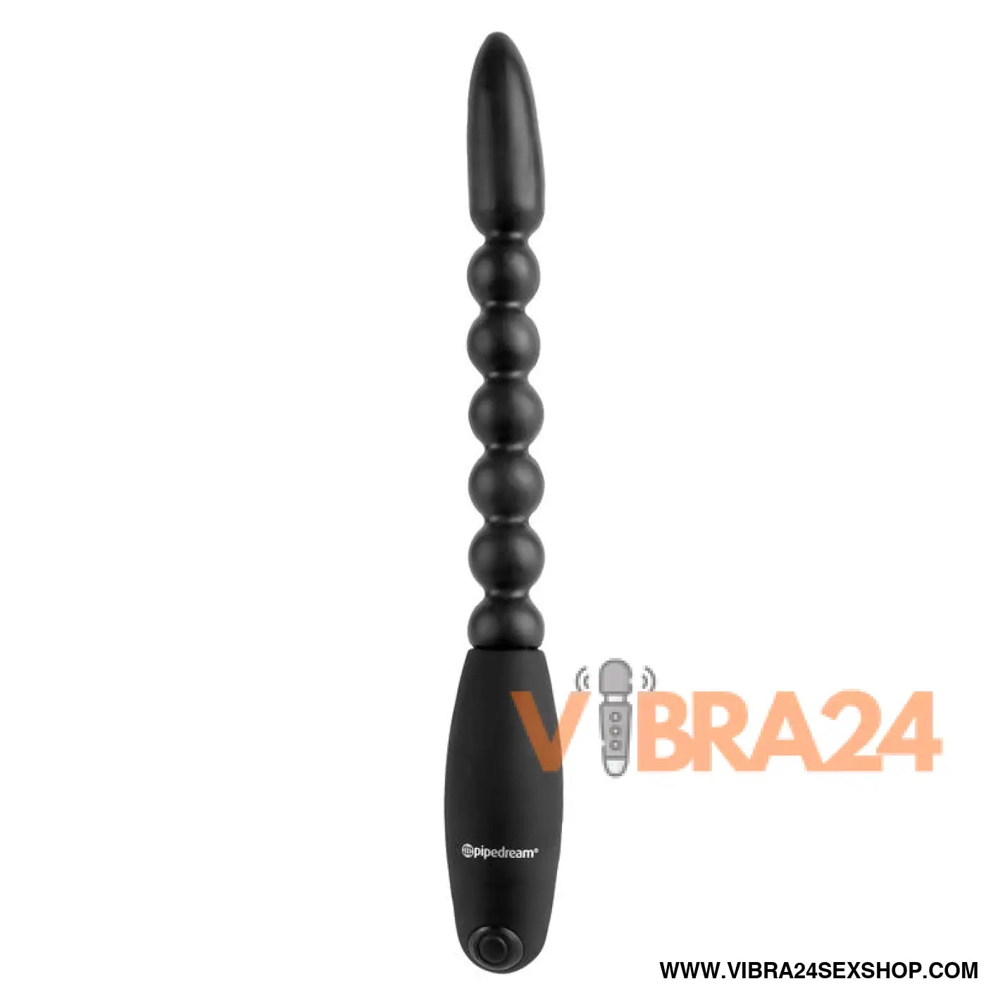 Anal Balls with Vibration Flexa Pleaser Black