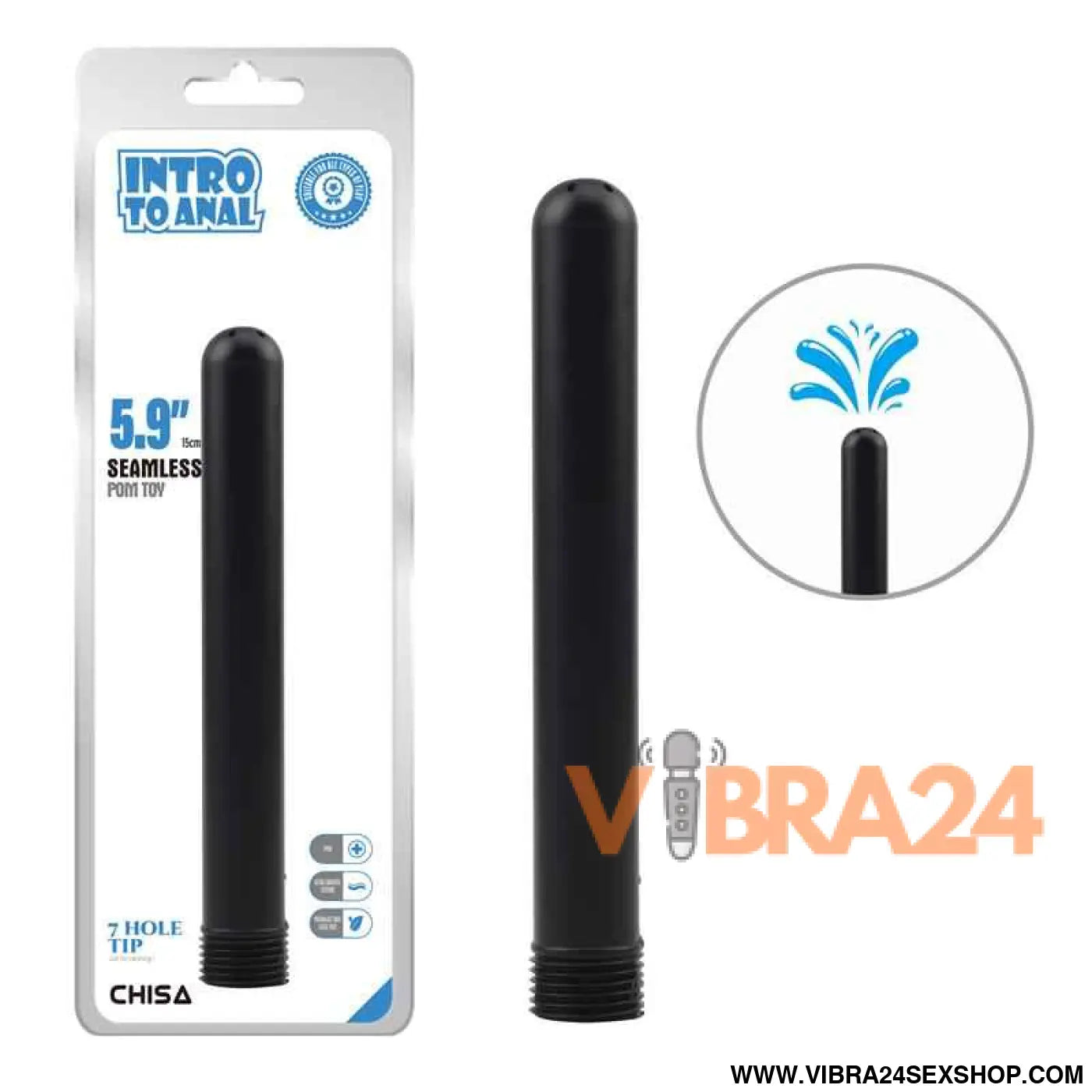 Anal Cleaner Tube 15 cm Black