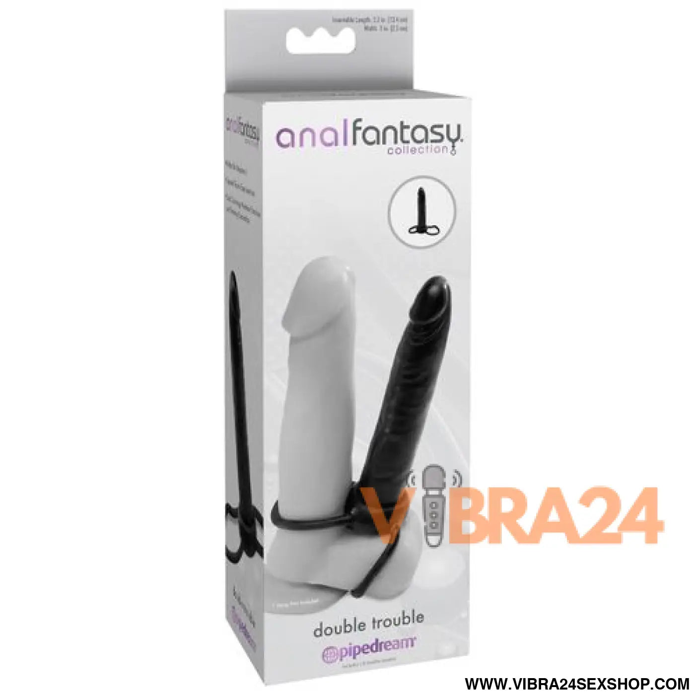 ANAL FANTASY - Dupla Penetração Anal para Prazer Intenso - VIBRA24 SEXSHOP