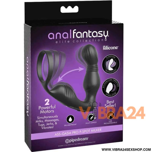 ANAL FANTASY ELITE COLLECTION -MASSAGEADOR DE PRÓSTATA VIBRANTE E RECARREGVEL