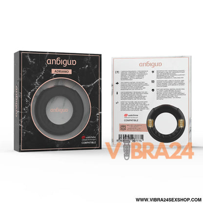 AMBIGUOUS - Adriano Vibrating Ring Remote Control WatchMe for Intense Pleasure