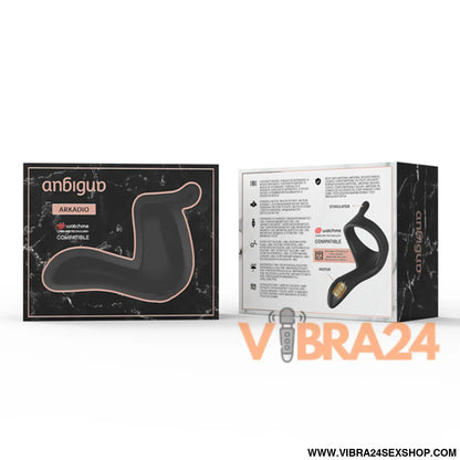 AMBIGUOUS - Wireless Glans Stimulator Arkadio and Perineum Compatible with Watchme Technology