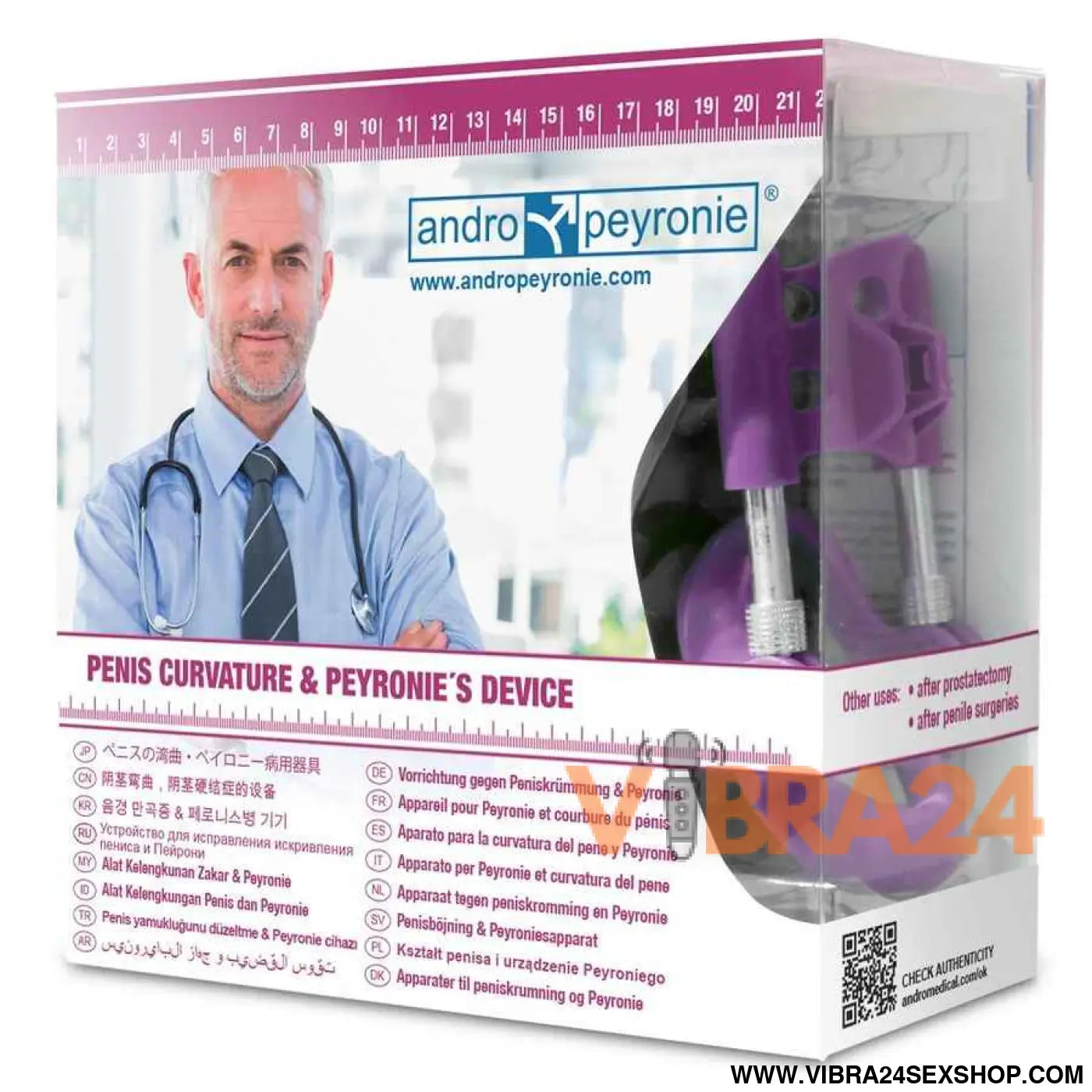 ANDROPEYRONIE - Correção da Curvatura do Pénis com Resultados Comprovados - VIBRA24 SEXSHOP