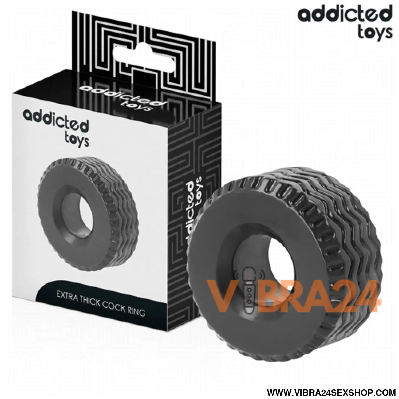 ANEL DE PÉ EXTRA GROSSO - ADDICTED TOYS ANEL PENIANO EXTRA GROSSO - VIBRA24 SEXSHOP