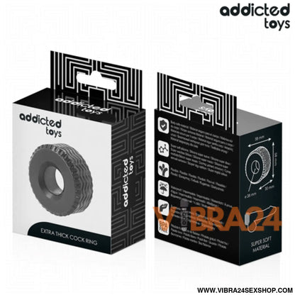ANEL DE PÉ EXTRA GROSSO - ADDICTED TOYS ANEL PENIANO EXTRA GROSSO - VIBRA24 SEXSHOP
