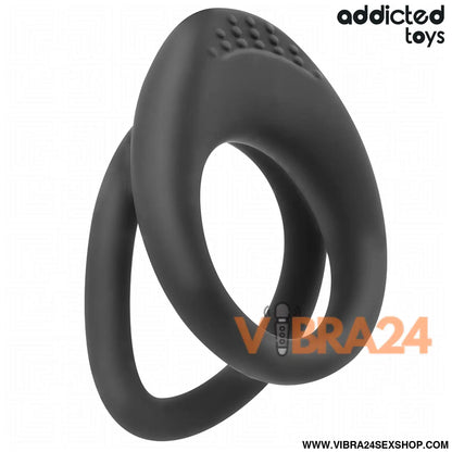 ANEL DE PÉNIS TEXTURIZADO - ADDICTED TOYS COM DUPLA TEXTURA - VIBRA24 SEXSHOP