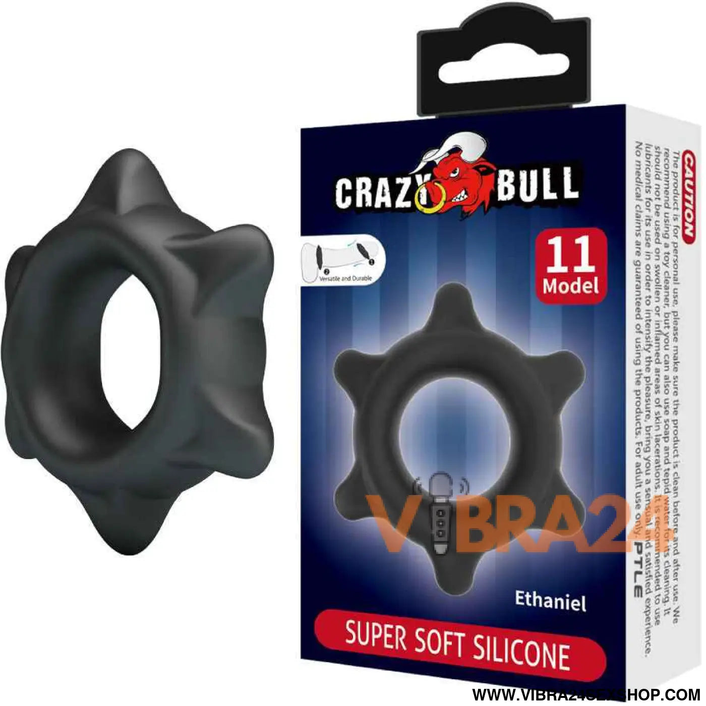 ANEL DE SILICONE CRAZY BULL ETHANIEL MODELO 11 - ESTILO E CONFORTO