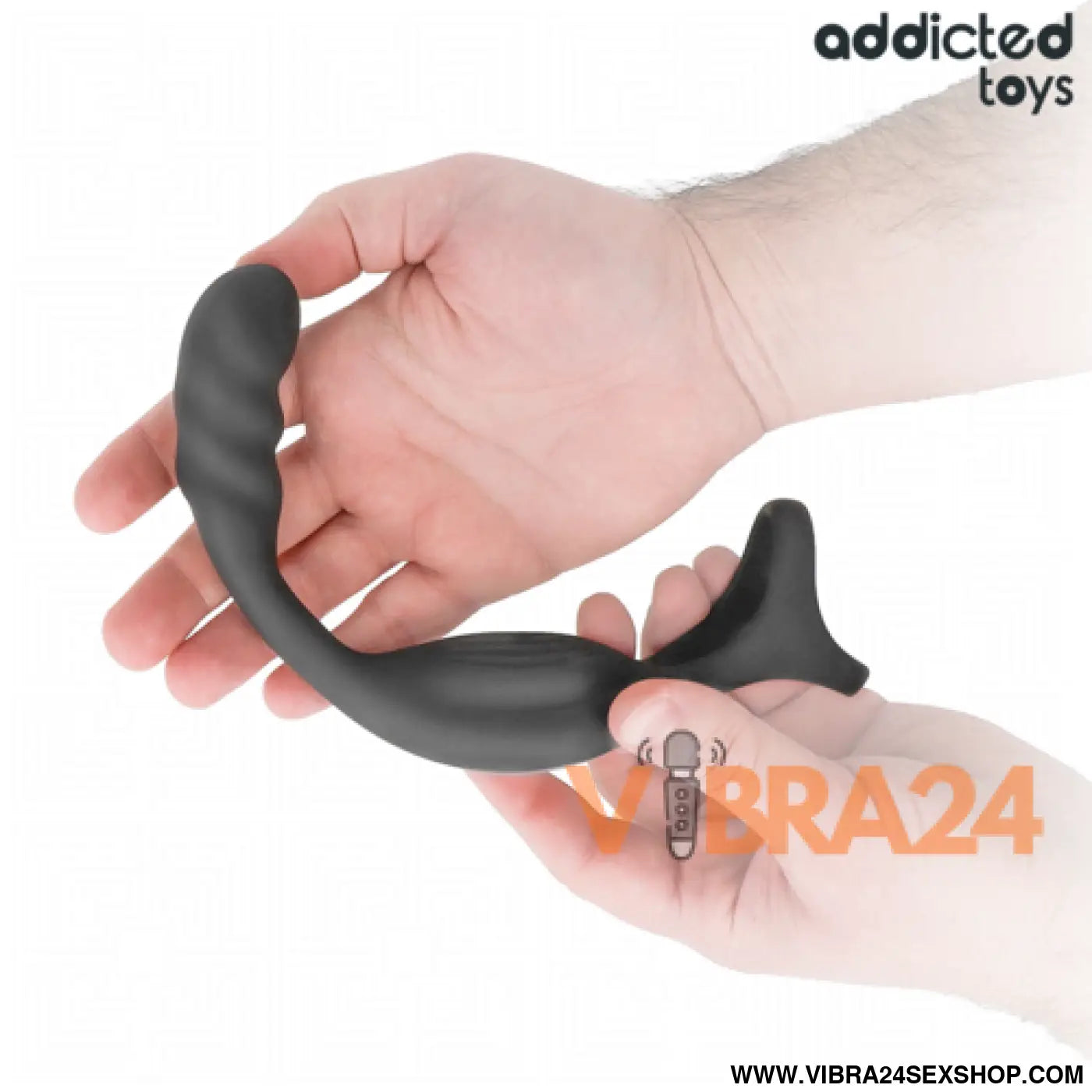Anel Peniano para Próstata com Controle Remoto - Addicted Toys - VIBRA24 SEXSHOP