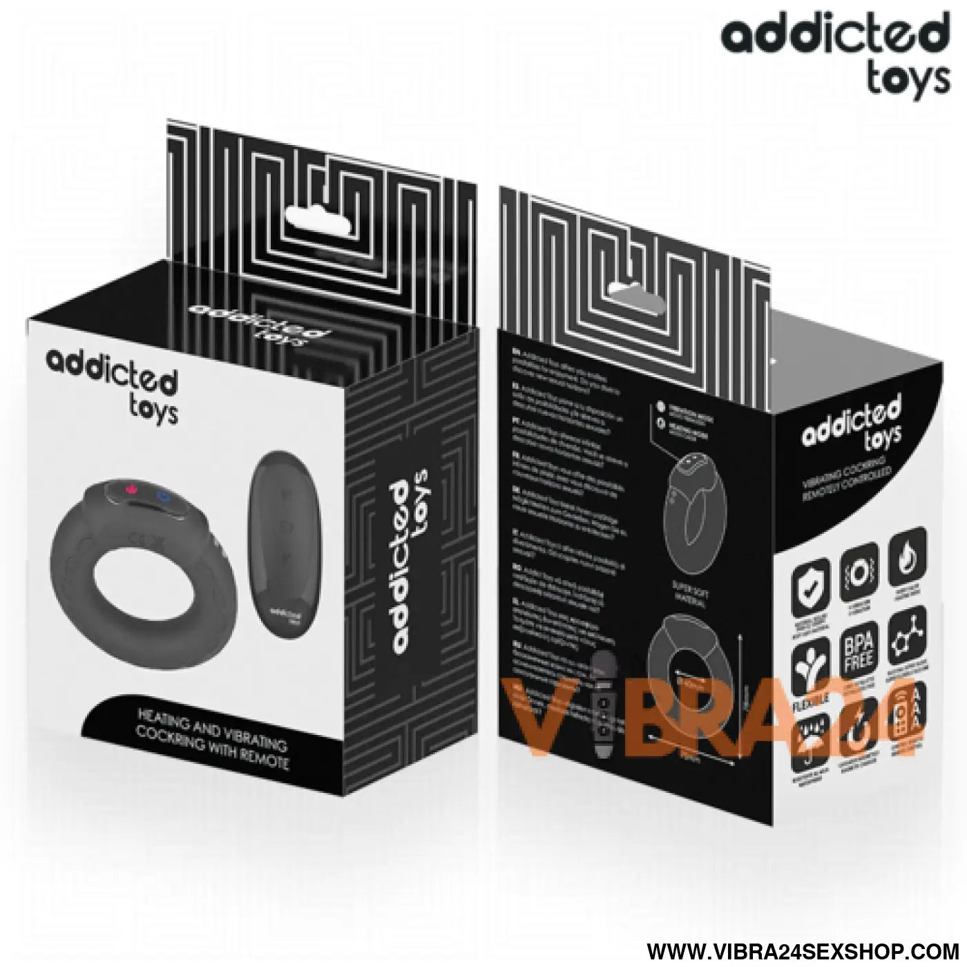 ANEL PENIANO VIBRATÓRIO COM AQUECIMENTO - VIBRA24 SEXSHOP