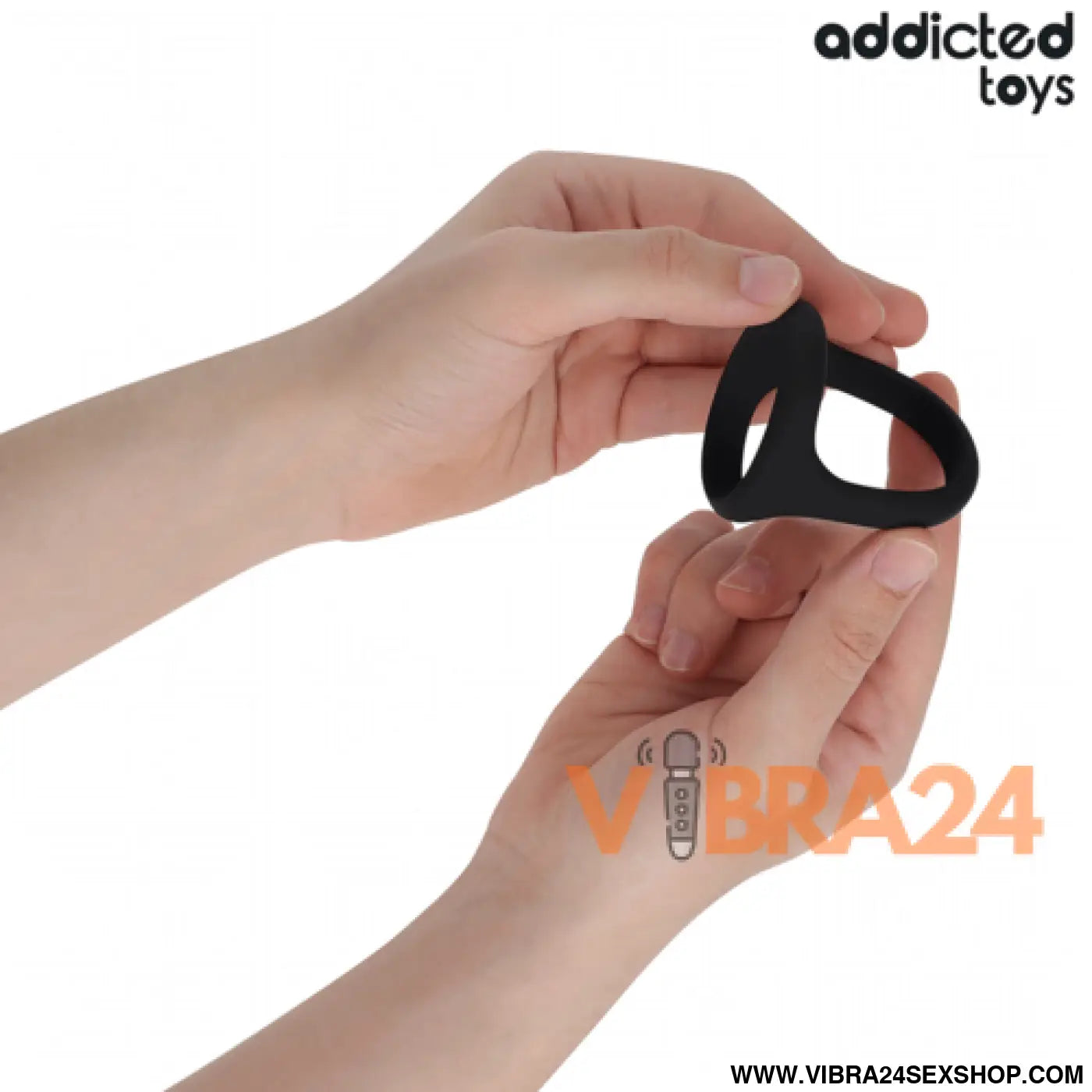 ANEL TRIPLO PARA O PÉNIS - ADDICTED TOYS