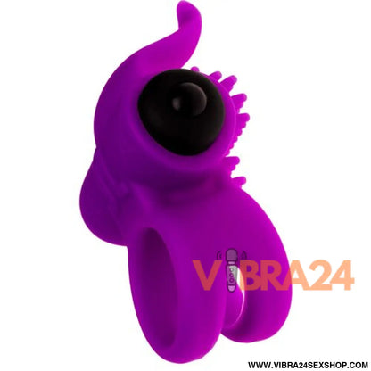 Anel Vibrador Violeta Adrien Lastic - Bullet com Estímulo Poderoso